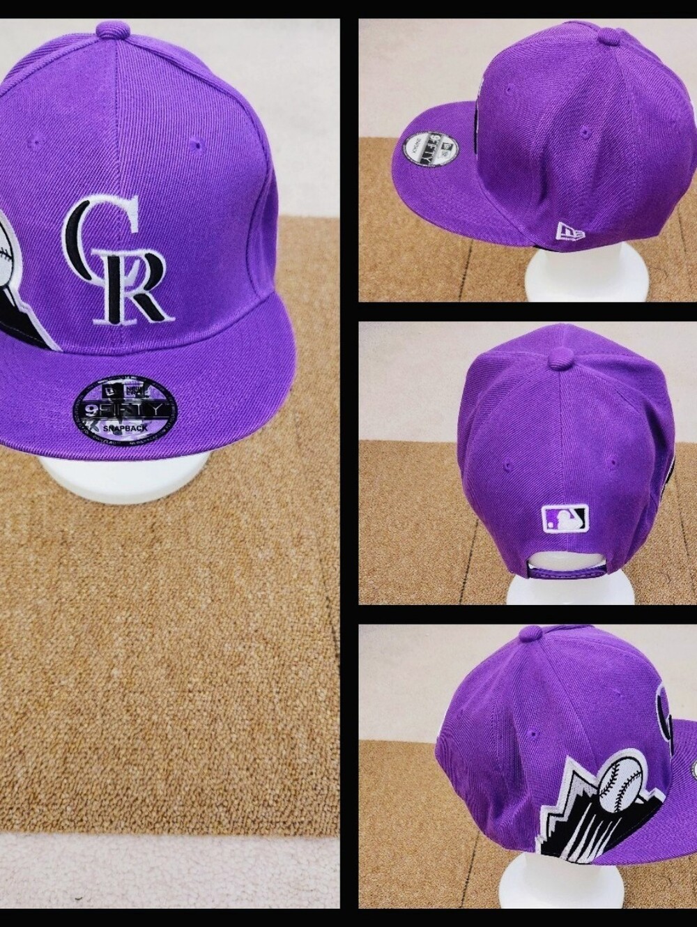 COLORADO ROCKIES MLB BASEBALL SNAPBACK HAT.